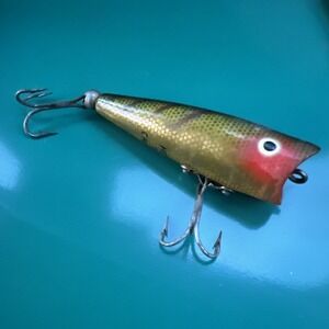 Heddon Tiny Chugger Vintage Popper Lure 2.5" 1/4oz- 335 L Perch